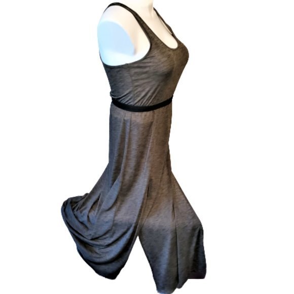 Urban Outfitters Silence + Noise Dress Olive Green Maxi Space Dye Size M - Picture 3 of 8
